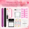 Kits Coscelia Poly Nail Extension Gel Manicure Set Nagel Gel Poolse Kit en 36W UV LED -lamp voor snelle bouw valse nageltips Set