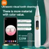 Bewässerung Xiaomi visueller Ultraschall Skaler Elektrischer oraler Irrigator Home Dental Calculus Remover Zahnfärben Zähne Whitening Dental Scaler