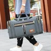 Travel Bag Large Capacity Handbag Portable Outdoor Carry Luggage Convenient Practical Males Weekend Duffle Bags 240423