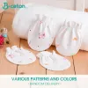 Accessoires 5pairs handschoenen baby katoen beschermt kras huid antigrabbing handschoenen jongens meisjes wanten wanten