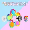 Dekompresyjne zabawki barwnik prosty fidget spinner pops push push push bąbelek rąk rąk dla ADHD lęk stresu Odprężanie sensoryczne dla dzieci D240424