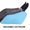 Masaj 1 adet şişme yükseklik kama bellek köpüğü köpük bacak ayağı yükseltici yastık destek yastık masajı desteği hamile için vücut yastığı