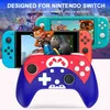 Kontrolery gier Joysticks Gaming Controller Bezprzewodowy GamePad Bluetooth Control z Turbo 6-Tasis Gyro do Switch Pro Console Switch Lite OLED D240424