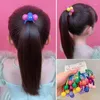 Accessori per capelli 2 pezzi adorabili palla colore ragazze elastiche bande elastiche bambini principessa bambini legami per bambini
