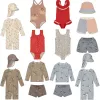 Swimwear 2023 Nieuwe Summmer KS Brand Kids Swimwear For Boys Girls Leuke mode afdrukken Swimpakken Baby Toddler Holiday Offers Bikini -kleding