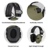 Protector 4pcs Elektronik Çekim Earmuff Etkisi Spor Antoise Kulak Koruyucu Ses Amplifikasyonu Taktik Koruyucu Kulaklık Hear