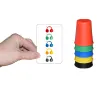 Games Sports Stacking Cups Plastic Card Games Family Parent Child Outdoor Indoor Speed Challenge Training Desktop Funny Toys Classic