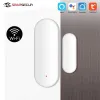 Kontrollera Tuya Smart WiFi Door Window Sensor Magnetic Contact App Control Work med Alexa