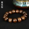 Strand Black Pear Barrel Beads Buddha Handstring 1.5 Wooden Men's And Women's Bracelet Art Jewelry Crafts Charms