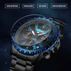Armbandsur Nibosi 2024 Top Brand Luxury Fashion Mens Watches rostfritt stål Kronograf Quartz Watch Men Sport Clock Relogio Masculino 240423