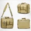Militär ryggsäck Taktisk molle nylon messenger axelväska bärbara handväskor portfölj utomhus multifunktion klättring väska 240412