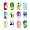 Art BeautyBigbang Christmas Nail Stamping Plate Xmas Snowflake Festival Mönster Nagelkonst Bildplattor Nageltryck Stencilmall