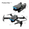 Drones Easy Control Foldable CameraDrone Adjustables Lens Quadcopters Toys For Beginner Professional