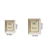 Frames Edge PO Cadre PO Tivered Glass Decorative Picture Picture Picture Afficher Stand Decoration