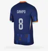 Novo 2024 Holanda Memphis Football camisa masculino Kit de crianças 24 25 25 Euro Copa da Copa Europeia Holland Club 2025 Jersey de futebol da seleção holandesa Casa Full Home Memphis Xavi Gakpo GD