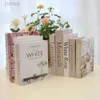 Decorative Objects Figurines 3Pcs Fake Books Ornament Decorative Fake Book For Home Bookshelf Decor Living Room Coffee Table Books Multiple Size d240424