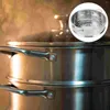 Panier à vapeur à vapeur à vapeur à vapeur à double vapeur de cuisine Panier d'alimentation en acier inoxydable