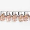 ストランドシングルシュガーカラーの正方形のコンビネーションシリーズペンダントブレスレットチャームイタリアンリンク9mmブレスレットに適したDIYジュエリーを作る
