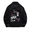 NASA Co Branded Denim Jackets for Men and Women, 2022 Spring en Autumn New Trendy Brand Casual Rapel Fashionable High Street Couple Jackets PQK