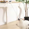 おもちゃスーパーペットペット猫おもちゃインタラクティブ自動高揚猫猫おもちゃロボット自動ティーザーボール猫LEDライトボールパズルペット猫おもちゃ