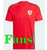 2024 2025 Wales Soccer Jerseys James Bale 24 25 Welsh Football Shirts Johnson N.Williams Rodon T.Roberts Cabango Levitt Moore Thomas Men Kid Kit