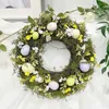 Faux Floral Greenery Páscoa Easter Ovo Wrinal