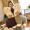 Cushions gigante fofo alpaca brinquedos de pelúcia moda animal bonecos macios de gabinete cadeira de escritório sofá kawaii Presente de aniversário para meninos meninas