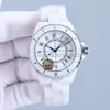 Watch Channel Ceramics Femmes Automatic Mechanical Watches 38 mm sapphire Lady Luminous-bracelettes étanches 50m Montre de Luxe CCITY