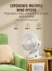 الأجهزة الأخرى المحمولة USB Mini Clip Fan 360 Rotating Deplable Super Super Super Electric Electric Fan Small Adtiling Vany J240423