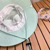 Bérets Color Match Bow Bucket Hat Femmes coréen Réglable Bowknot Fisherman's Outdoor Travel Sports Randonnée Sunshase UV Bows Sun Cap