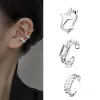 Orecchini 3pcs/set di moda carino senza perforare polsini per le orecchie set clip foro di cartilagine falsa clip su orecchini per donne gioielli