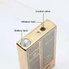 Creative Windproect Jet Torch Lighter Triple Cool Vintage Refillerable Without Gas Butane Cigarett Cigar Intercendedor Gadgets för män