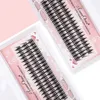 False Eyelashes Black Thick DIY Clusters Eyelash Extensions Realistic Look Lash Extension Kit Gift For Friends Family Members