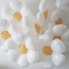 Party Decoration White White Flower Foil Ballous