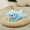 Cuscini da 38 cm Plush Toys Dog Bambola blu cuscini da tiro cucciolo con animali da peluche musicali a led soft kawaii regalo per ragazze decorazioni per bambini