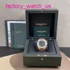 AP Diving Wrist Watch Royal Oak Series 26240or Blue Disc 18K Rose Gold Watch Mens Automatic Machine 41 mm