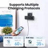 Chargers ugreen 30w UK Plug Plug Pulty Power Charge Power Outlet Advension Adapter для iPhone 15 14 Pro Max xiaomi Wall Fast Charger Ad DC