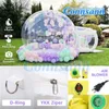 Палатки и укрытия Connsann Intladatable Bubble House с вентилятором 13 -футовой диаграммы Dia Balloon Dome for Kids Party Настройка