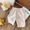 Trousers Spring Baby Pants Korean Style Children Solid Color Casual Boys And Girls Loose Straight