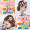 Haaraccessoires 2/5/10 PCS/SET KINDEREN Leuke Quicksand Cartoon Flower Ornament Hair Clips Baby Girls Water Drop Haarspelden Kinderen Haaraccessoires