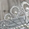 Hårklipp chic kristall tiara vintage påfågel brudtillbehör för bröllop quinceanera tiaras och kronor tävling pärlor pannband pannband