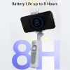 GIMbalals 3 Asse Folleble Gimbal Stabilizzatore Smartphone Record video Vlog Light Selfie Stick per iPhone Xiaomi Huawei Samsung