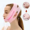 Face Mask Silicone V Lifting Line Shape Lift UP Facial Slimming Bandage Cheek Chin Neck Thin Belt 240415