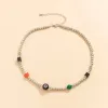 Halsketten Glücksnummer acht Würfel Halskette für Männer Boho kleine Perlenketten Halsketten am Hals 2022 Frauen Modeschmuckkragen
