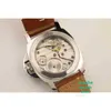 Designer Top High Quality Men's Watch Manual Winding Mechanical Movement Luminous Pam 00111 44mm Sportläderfabrik