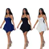 Casual Dresses Sexy Bodycon Sex Dress High Collar Sleeveless Mini