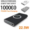 Bank 100000MAH Wireless Power Bank 22.5W Super snel opladen PD20W PowerBank Portable Charger Typec External Battery Pack voor iPhone