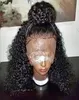 360 Full Lace Wig Human Hair for Black Women Brazilian kinky curly Laces Front Wiges Pre Plucked Wet and Wavy 1305282313