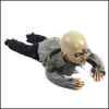 Décoration Baby Cling Party Animated Zombie Scary Ghost Babies Doll Haunted Halloween Decor Props Supplies Y201006 DROP DIVRI une