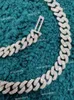 Alta sob demanda 14mm Miami Cuba Link Moissanite Diamond Chain Chared Iced Out Bling Charm para da Índia